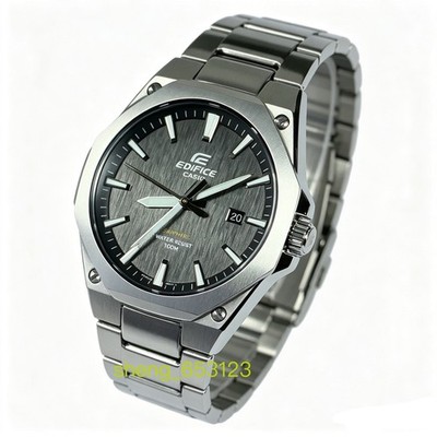 Casio Edifice Men's Black Dial Stainless Steel Sports Watch EFR-S108D-1AVUEF