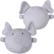 Soft Elephant Doll Pillow Cushion Animal Baby Cartoon Plush Kid Toy Stuffed Gift