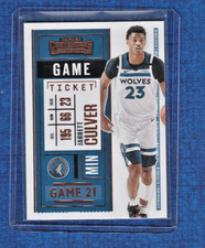 2020-21 Panini Contenders Game Ticket BRONZE # 33 Jarrett Culver