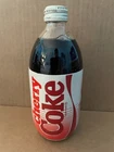 Vintage 1986 CHERRY COKE Glass Bottle 16oz Label WALT DISNEY WORLD American #1