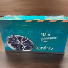 Infinity Marine Boat Yacht Speakers 2 612m 6.5" two-way Loudspeaker 225 Watts