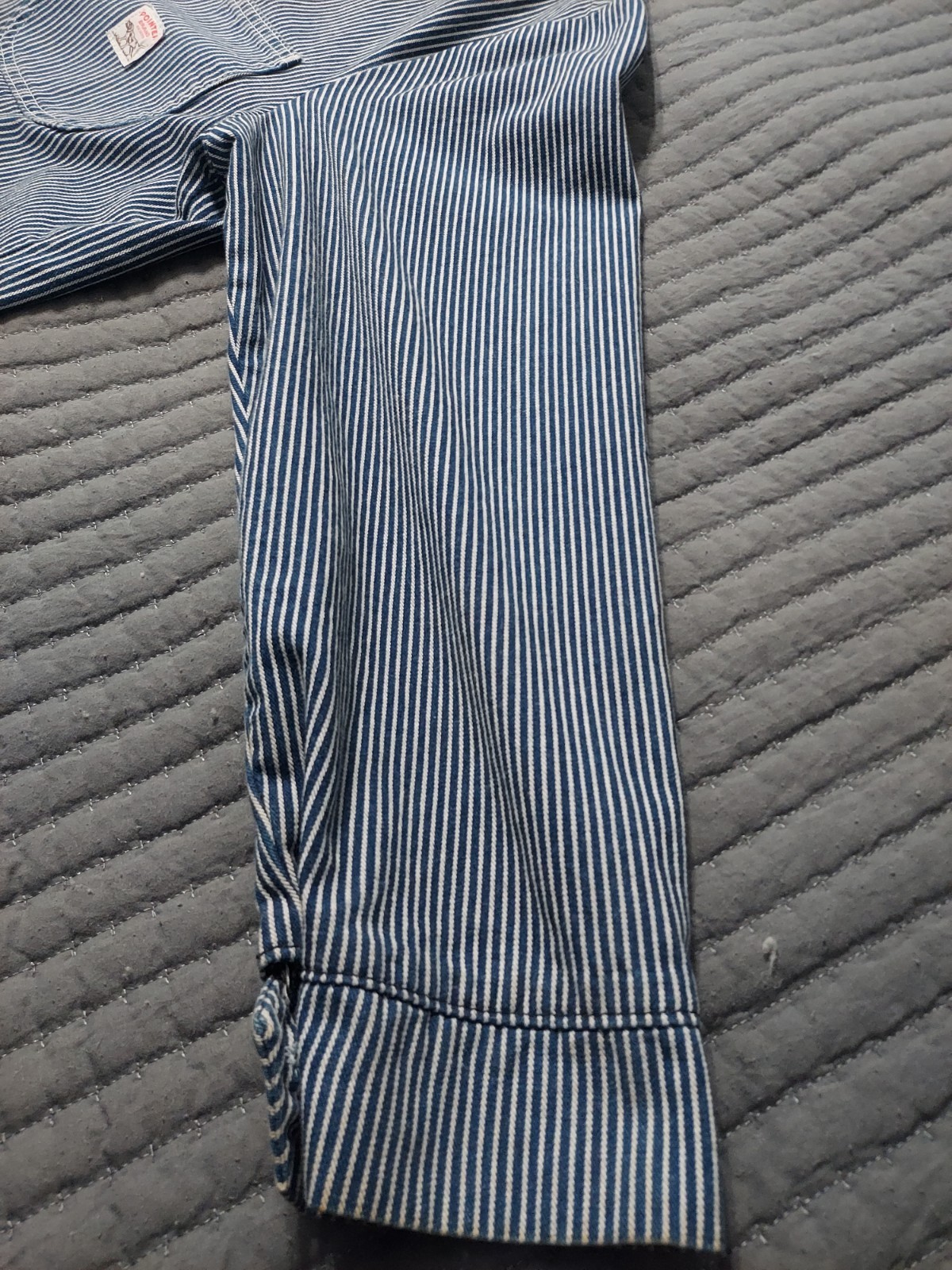 Pointer Brand Hickory Stripe Work Jacket   Mens XL - image 5