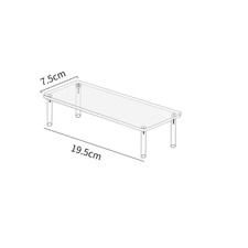 1Pc Espositore Acrilico Multistrato Espositore per Torte Trasparente Scaffale Tr