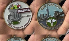 Moneda Skeemer 2015-2025 personalizada del Departamento de Saneamiento de la Ciudad de Nueva York