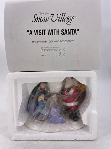 Department 56-Special Designs-  A Visit With Santa - Bachman's #07544 - Picture 2 of 3