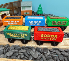 Wooden Railway Custom Made Cargo Trains for Thomas Train Tracks  Others