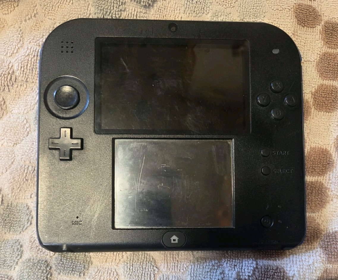 Nintendo 2DS (DS, 3DS, FTR-001, Electric Blue, No Charger)