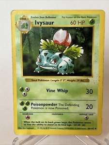 Ivysaur Pokemon Card