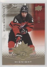 2021 Team Canada Juniors Fall Expo Promo Midnight 27/50 Ryan Winterton #34 0k3z