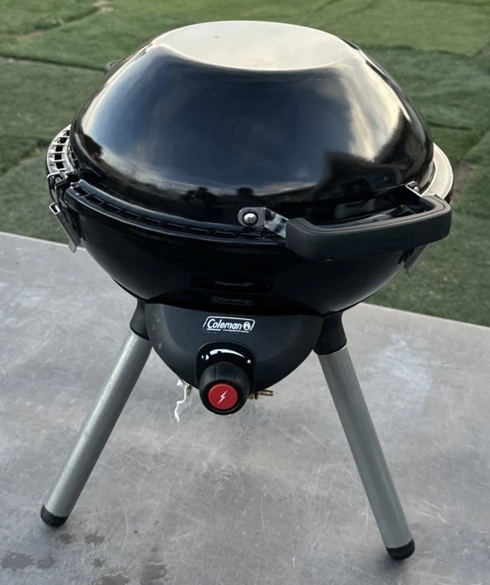 Coleman 4-in-1 Portable Propane Grill with 2 Cooking Attachments, Grill/Stove...