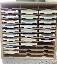 Stampin' Up 25 Ink Pads Lot Stamp-n-Storage Ink Pad Caddy Ikea 36 ink pads