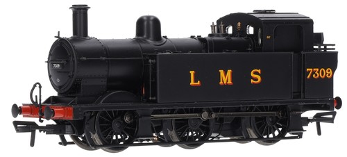 32-227A Bachmann OO Clase 3F Fowler Jinty 0-6-0T 7309 LMS Negro (usado) | Condition: Used