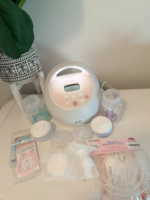 Spectra S2 Plus Electric Breast Pump + NEW Spare Parts Kit | No Flanges  