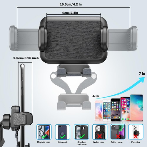 Universal Metal Phone Mount for 2021-2024 Ford F-150 and 2021-2023 Ford Rapto... - 第 7/8 張圖片