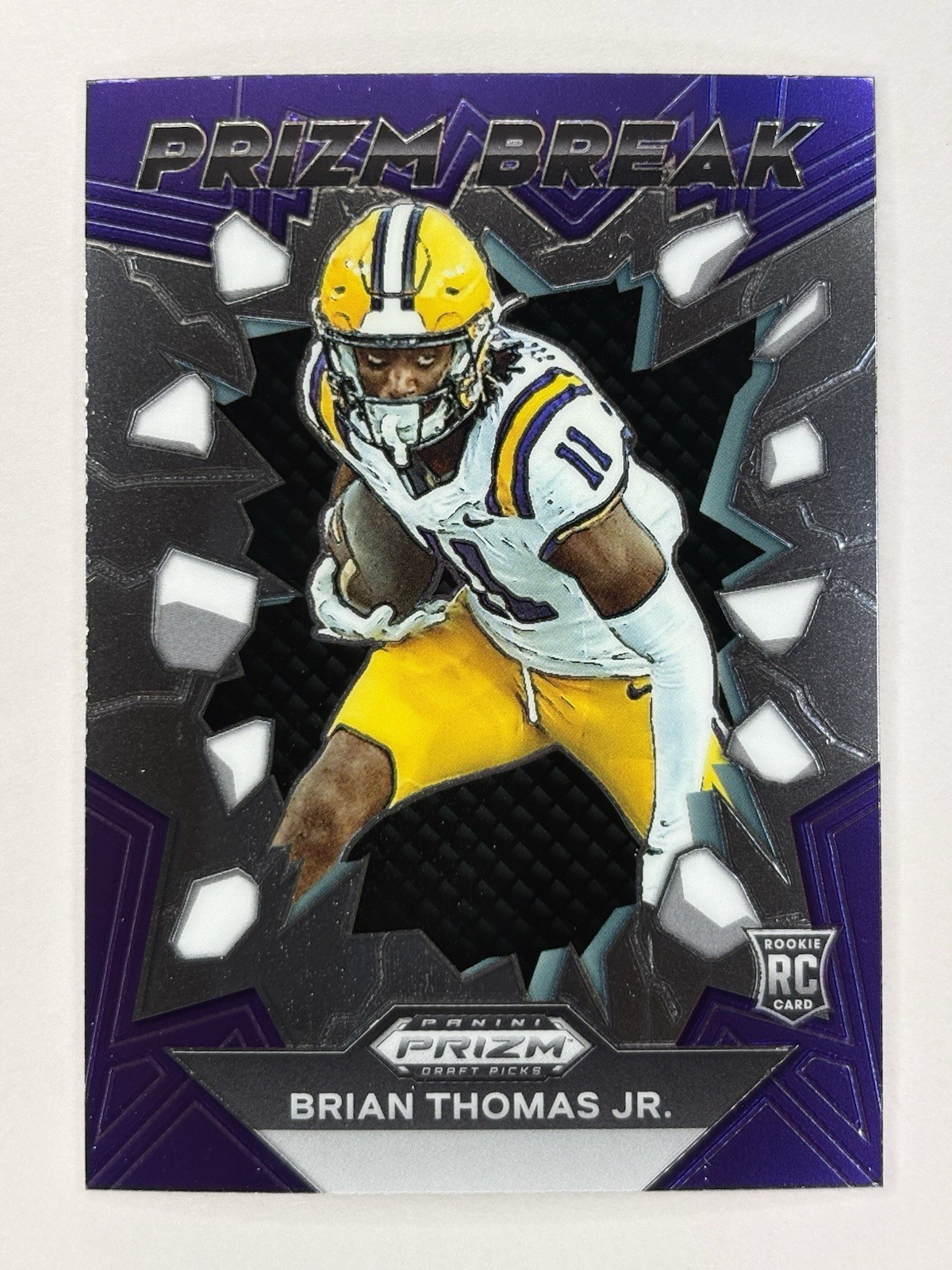 2024 Panini Prizm Draft Picks - Prizm Break Brian Thomas Jr. #PB-BTJ (RC) LSU