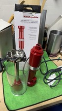 KitchenAid Immersion Hand Blender Red Variabl...