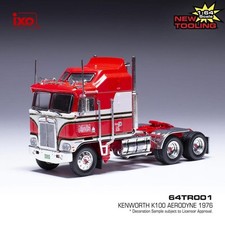 IXO 1/64 64TR001 TRUCK TRACTOR CAB KENWORTH K100 Aerodyne 1976 "BJ & the BEAR"
