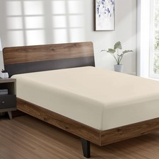 FreshCulture Queen Fitted Sheet - Hotel Quality, Ultra Soft  Queen, Sand