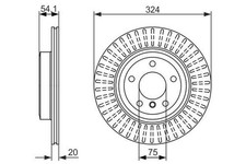 2x BOSCH Bremsscheiben Hinten für BMW Z4 Roadster (E89) 324mm 0 986 479 731
