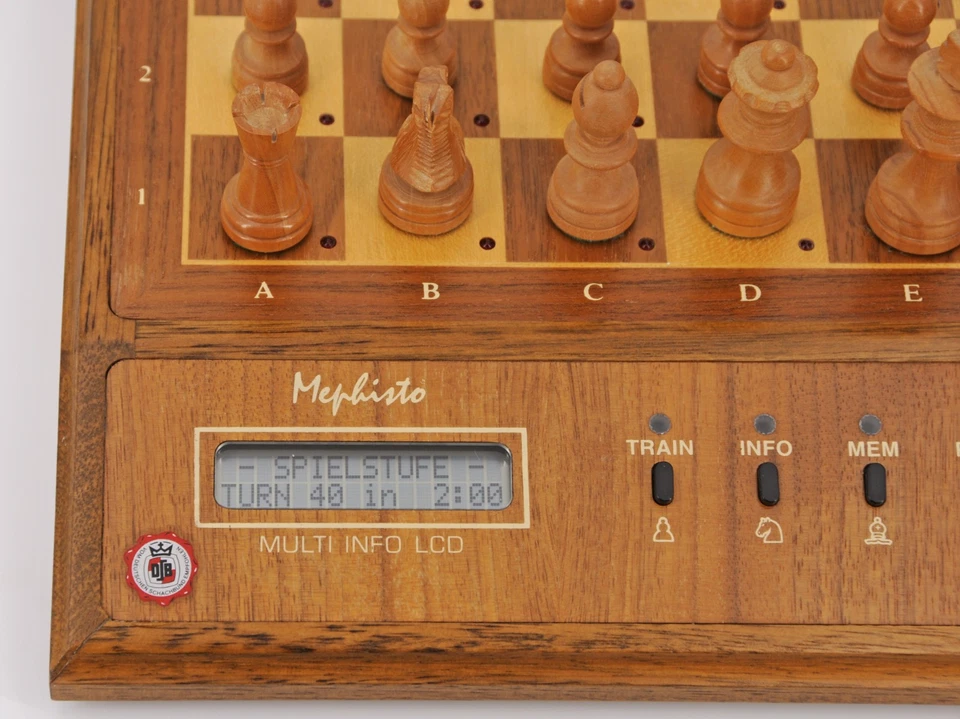 Schach-Computer "Mephisto Academy" Hegener + Glaser | vintage - Bild 4 von 4