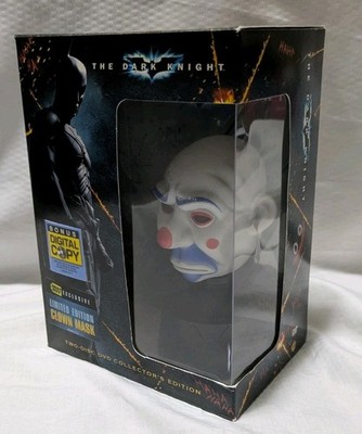 The Dark Knight  2 DVD Collector s Edition & Clown Mask Sealed DVDS open Box New