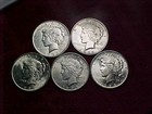 5 - Peace dollars(Various dates) -  Over 100 years old - CHOICE BU  GREAT BUY!! — photo 1