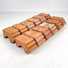 3 x Vintage Terracotta Plant Pot Feet / Flower Pot Risers
