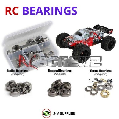 RCScrewZ Metal Shielded Bearings dhk004b for DHK Hobby Zombie 1/8 Truggy | SET