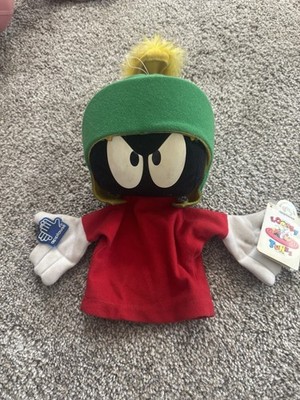 Warner Brothers Marvin the Martian 1994 Vintage Plush Hand Puppet