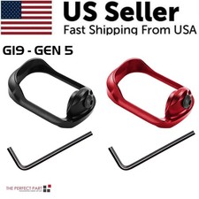 Anodized Aluminum Flared Magwell For Glock 19/17/22/24/31/34/35/37 Gen 1/2/3/4/5
