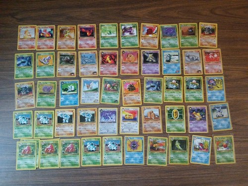 Vintage 1999 Pokemon 52 Card Lot