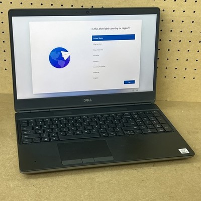 Dell Precision 7550 i7-10750H 2.6GH 16GB Ram 512GB Quadro T2000- Good *Low Batt*