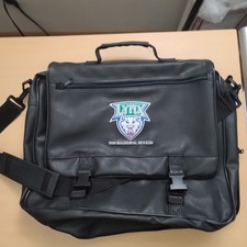 Minnesota Lynx WNBA Inaugural Season Black Laptop Messenger Bag - New!