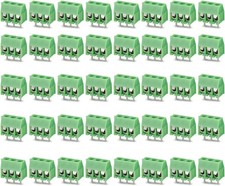 Green 40PCS 3Pack 3 Pin Screw Terminal Block Connector 3.5mm Pitch Arduino 10A