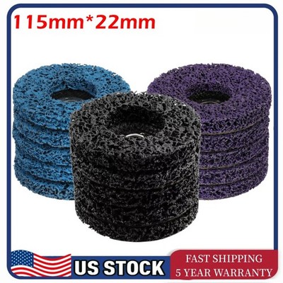 15PCS Poly Strip Clean Disc 4-1/2 x7/8'' Easy Paint Stripping Rust Removal Wheels