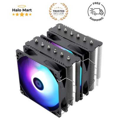 Peerless Assassin 120 SE ARGB CPU Air Cooler - Dual Fan, 6 Heat Pipes, 1550 RPM
