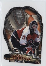 1997-98 Pacific Paramount Glove Side Laser Cuts Ron Hextall #14 k4s