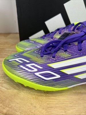 Adidas F50 League TF Turf Shoes Soccer Cleats Purple JH7724  display picture 2
