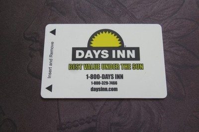 Days Inn Hotel Room Key Card