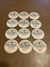 Lot of 12 Pine Grove Dairy Skaneateles,N.Y.Milk Caps 1 5/8 Diam
