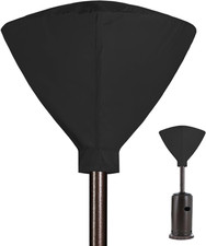 Patio Heater Head Cover, Outdoor round 34"D Heater Cover, Black