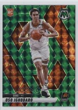 2024-25 Panini Mosaic Rookies Green Mosaic Prizm Oso Ighodaro #221 1nh9