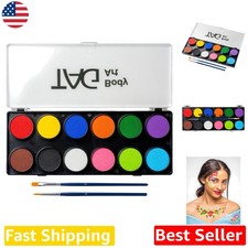 TAG Face Paint Palette 12 Colors Creamy Rich ...