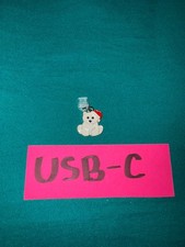 Christmas Polar Bear USB-C Port Accessory Charm