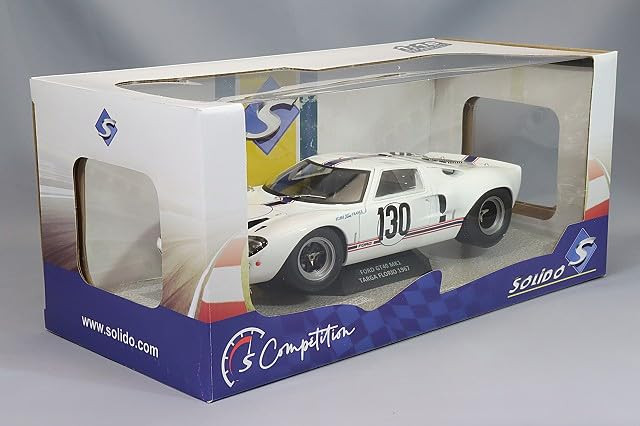 ☆ Solido 1/18 Ford GT40 Mk.1 1967 Targa Florio 5th overall