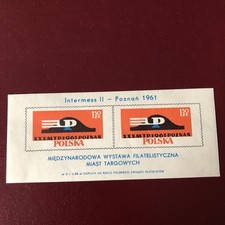 Poland Stamps 1961 MNH International Philatelic Exhibition In Poznan