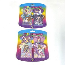 Vintage Rare NEW Lot Of 2 Lisa Frank Tshirt Memo Pad Sets 1641