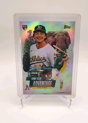 Nick Kurtz Topps Home Field Advantage Rookie Insert Athletics SP