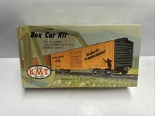 Kusan / KMT Silver ROCK ISLAND Box Car Kit, RI - works with Lionel