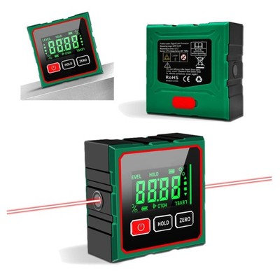 Digitale Wasserwaage Laser Winkelmesser Magnet Neigungsmesser USB